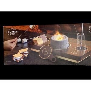 Hammer & Axe S'mores Campfire Board tabletop cook station, brand new in box